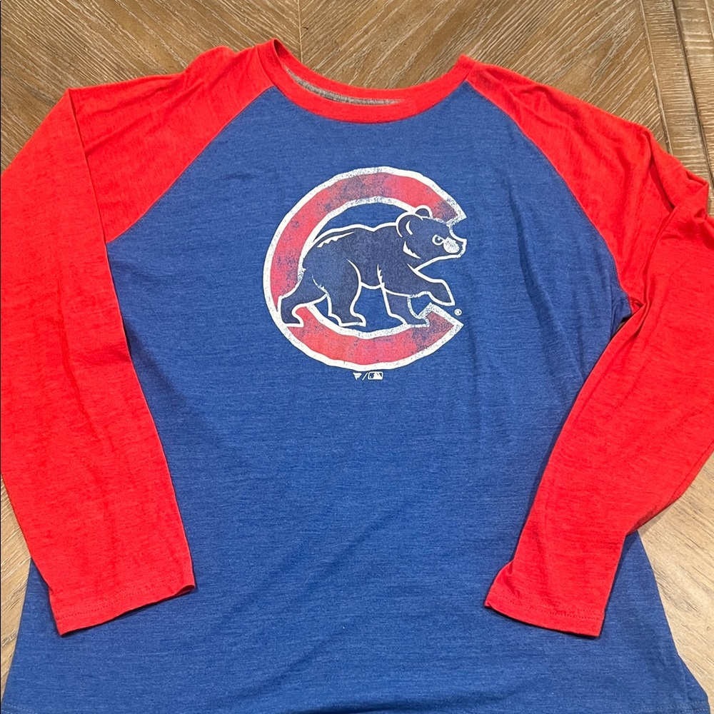 Men’s Blue and Red Cubs Shirt